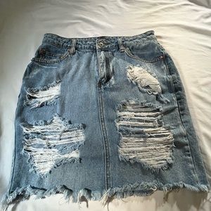 Fashion nova Denim skirt